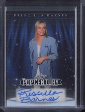 2026 Leaf Pop Century Blue Prismatic Priscilla Barnes 1/5 Auto Autograph