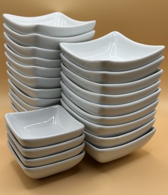 American Airlines First Class Square Nut Ramekin Sauce Prep Bowl Trinket Dish