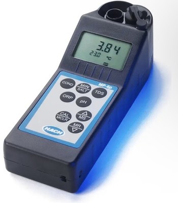Hach MP-6 pH, ORP, TDS, Conductivity, Resistivity, Temperature Meter and Manuals