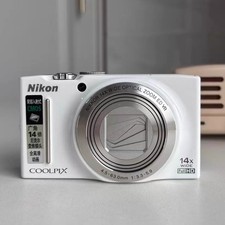 Nikon COOLPIX S8200 16.1M Compact 14 x Optical Zoom Digital Camera White English