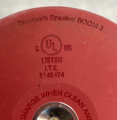 Ultimate Ears Boom 3 Red Portable Bluetooth Speaker (Tested) | eBay