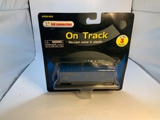 New Kid Connection On Track 15131-1601 Diecast Metal Plastic Model Train Blue