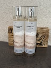 Bath and Body Works Sunwashed Santal Fine Fragrance Body Mist Set of 2