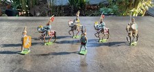 Vintage Lead Soldiers Knights on Horseback Set