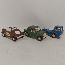 Vintage TootsieToy Kubelwagen Military Jeepster Lot Of 3 Metal Cars Made In USA