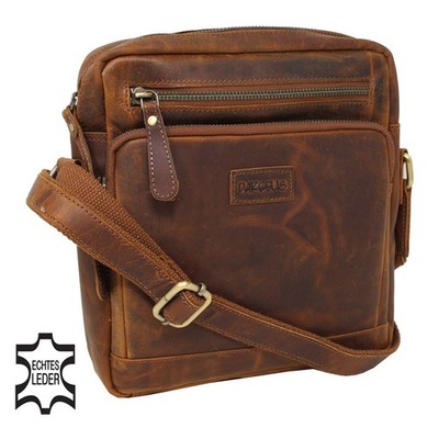 Leder Umhängetasche Schultertasche Minibag Crossbag Ledertasche Damen Herren Neu