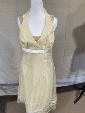 David’s Bridal Yellow Dress SIze 10 