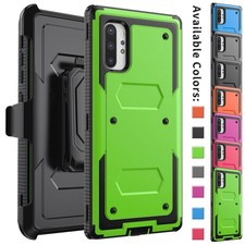 For Samsung Galaxy Note 10/Note 10 Plus Case Dual Layer Phone Cover / Belt Clip
