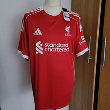 Liverpool FC adidas 25/26 Home Shirt Brand New With Tags Size 3XL Slim Mens