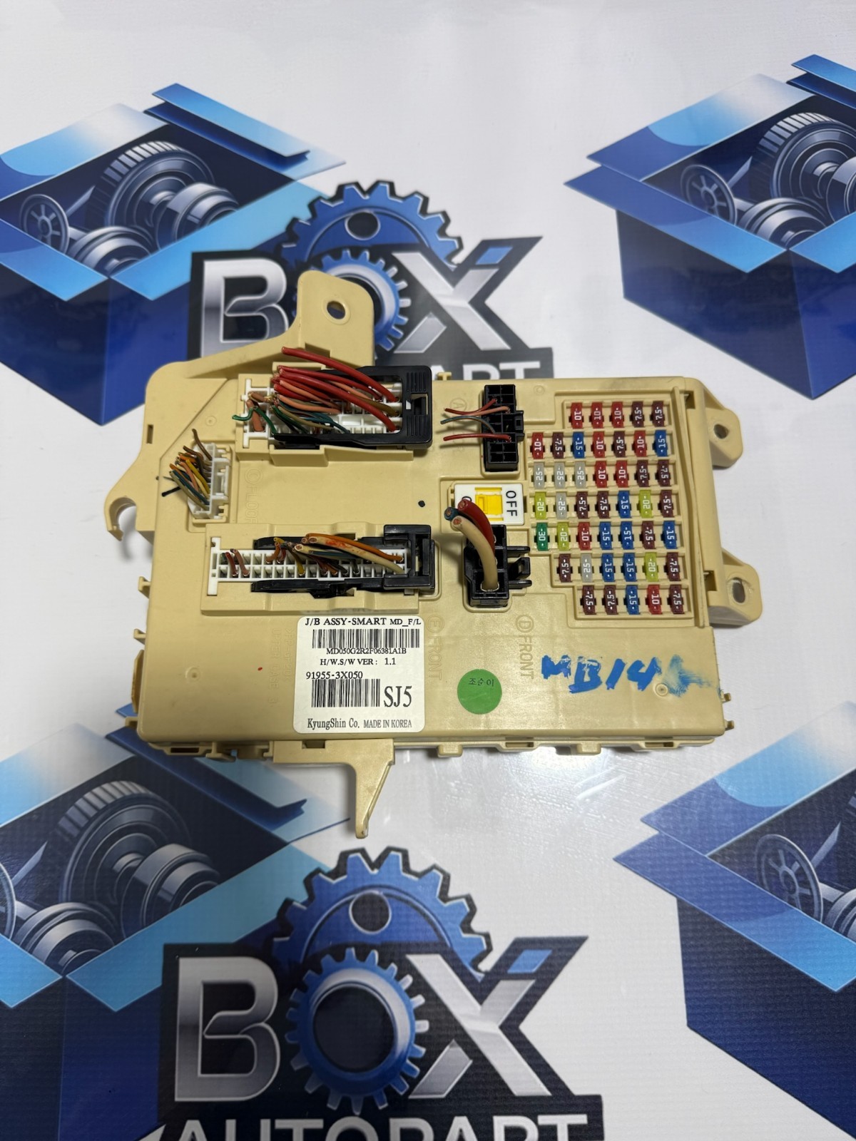 2014-2016 HYUNDAI ELANTRA INTERIOR CABIN FUSE BOX JUNCTION BLOCK 91955 3X050 OEM