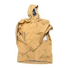 Houdini Men’s D Jacket Medium Sand Dune Waterproof Apex 3L Hardshell Ski Shell