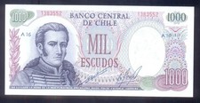 Chile 1000 Escudos (1967-1976)  P146  UNC