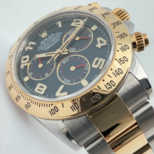 Orologio Rolex 116523 Cosmograph Daytona 40mm Quadrante Blu Racing Acciaio Oro 18k 2010 - Foto 7 di 12