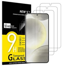 NEWC 3-Pack Screen Protector for Samsung Galaxy S25 Plus Edge Tempered Glass