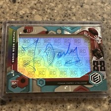 Frank Darby 2021 Panini Elements Future Signs Blue 47/99 Rookie Auto RC Falcons
