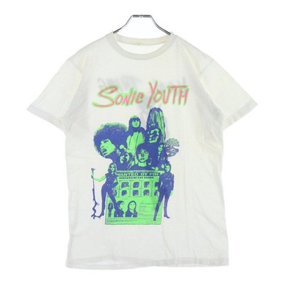 VINTAGE SONIC YOUTH KOOL THING EURO Short Sleeve T-shirt Top White Used e0df1c18