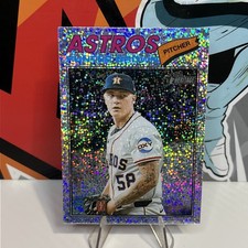2026 Topps Heritage - Hunter Brown #170 Chrome Silver Sparkle Refractor