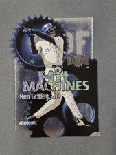 KEN GRIFFEY JR. 2000 Skybox Metal HIT MACHINES HOLOFOIL DIE-CUT ! RARE !