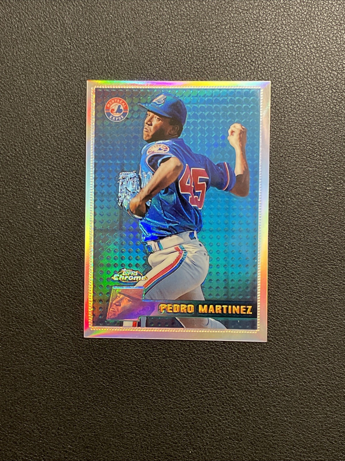 PEDRO MARTINEZ 1996 TOPPS CHROME #121 REFRACTOR EXPOS