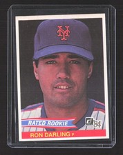 1984 Donruss - Rated Rookie Ron Darling #30 Has Card Number (RC). rookie card picture