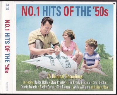 No.1 Hits of the '50s (3) CD Set Various Artists - UK Import (2013)