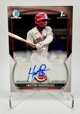 Hector Rodriguez 2023 Bowman Chrome 1st Auto RC #CPAHRO - Cincinnati Reds Rookie