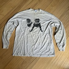 VTG 2000 Who Let The Dogs Out Baha Men Long Sleeve Shirt Gray Sz XL Y2K