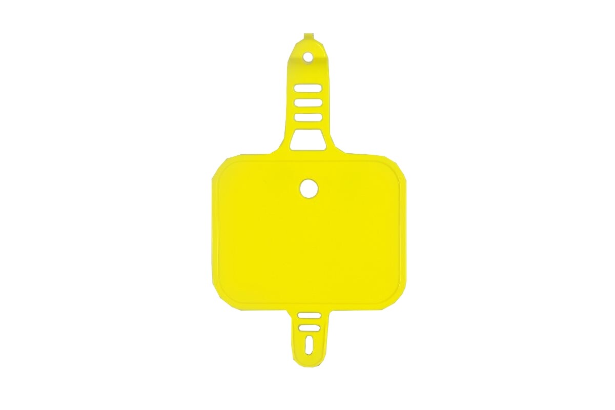 Plaque jaune Honda CRF 50 pour rénover le carénage des modèles 2004-2021