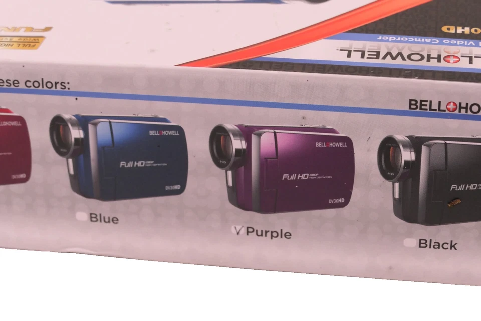 Bell and Howell DV30HD 20 MP 1080P Camcorder Brand New Fun Flix - Image 2 of 4