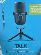 JLab TALK Professional Plug & Play USB Microphone, 96kHz/24BIT, 4-Directional