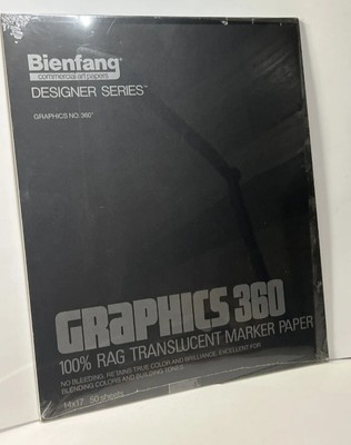 Bienfang Graphics 360 Marker Paper Pad 14-Inch by 17-Inch Sealed (Please Read)