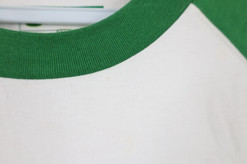 Camiseta raglán manga 3/4 vintage John Deere para hombre 2XL con escritura deletreada de algodón Foto 4 de 4