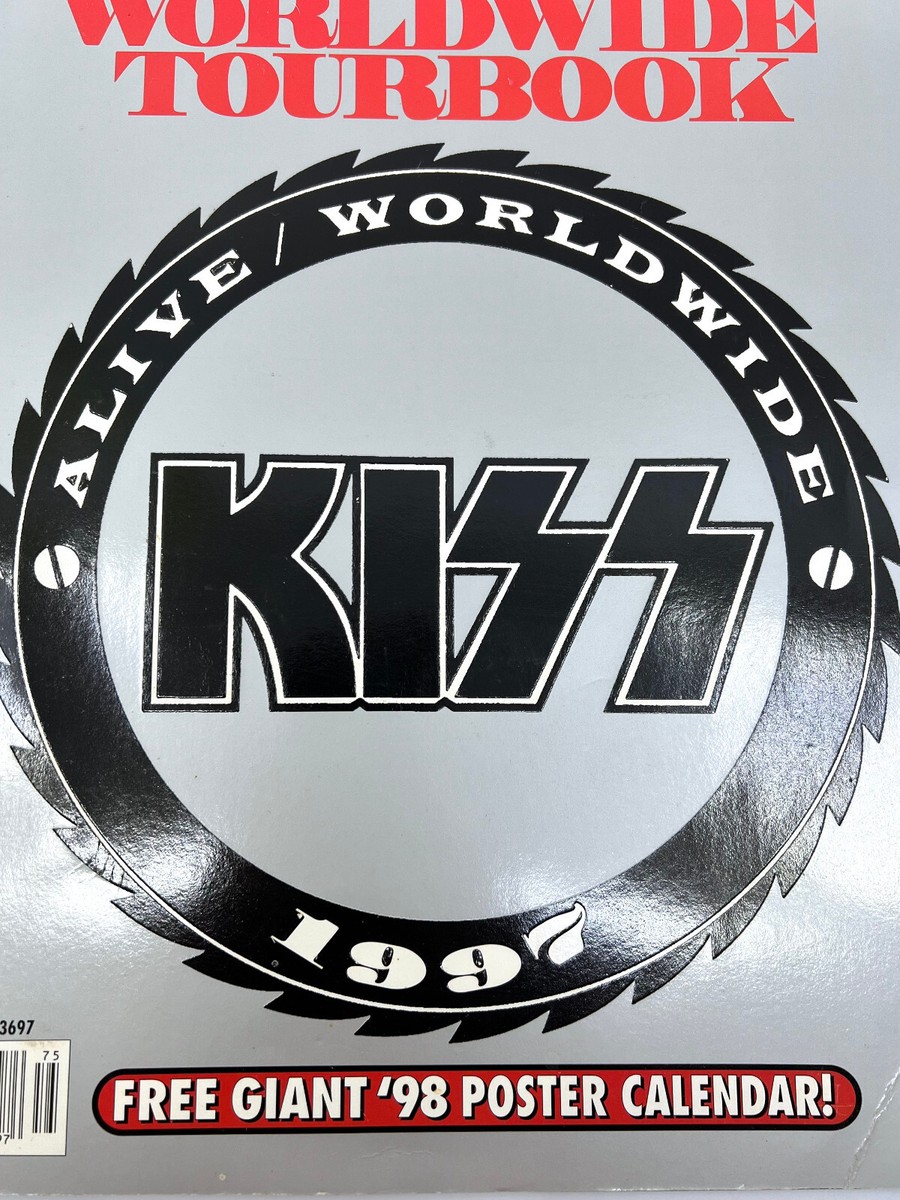 KISS Tourbook Alive Worldwide 1997 Metal Edge Collectors Issue
