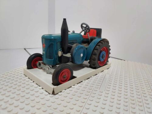 Lanz Bulldog 4016 1:25 Scale Wind Up Tin Tractor Toy Czech Republic RARE - Picture 4 of 20