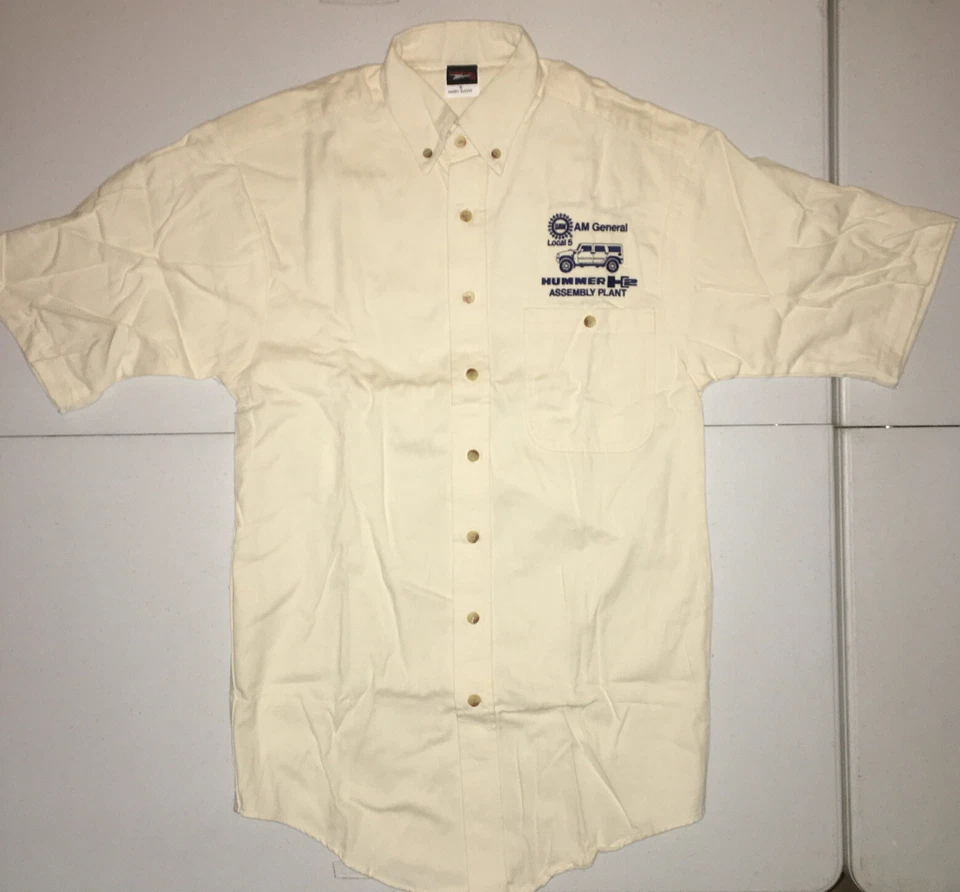 Nueva Camisa H2 Planta de Montaje UAW Talla Pequeña S/S UNION LINE EE. UU. UNION MADE NOS Foto 2 de 4