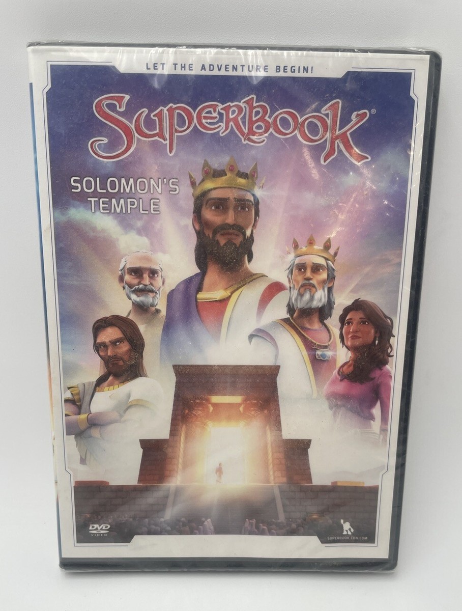 SUPERBOOK SEASON３&4 DVD-BOX 新品・未開封 NEW - Superbook CBN Season 4 Solomon's Temple DVD - Factory Sealed