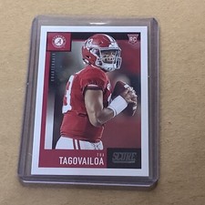 2020 Panini Score Tua Tagovailoa Rookie RC #369 Miami Dolphins Alabama B-3