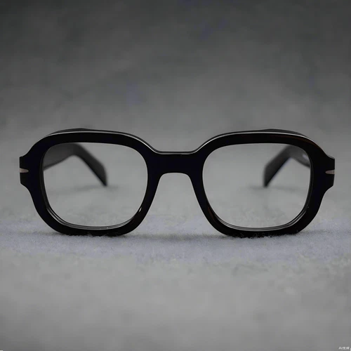 Acetat Dicke Vintage Brillenfassung Handgefertigt Eckig Herren Brille Brillengestell Unisex - Bild 12 von 42