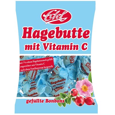 Edel ROSEHIP Bonbons hard candy from Germany 90g FREE SHIP
