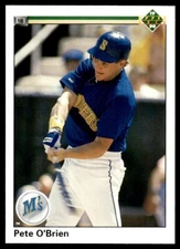 1990 Upper Deck #719 Pete O'Brien Seattle Mariners