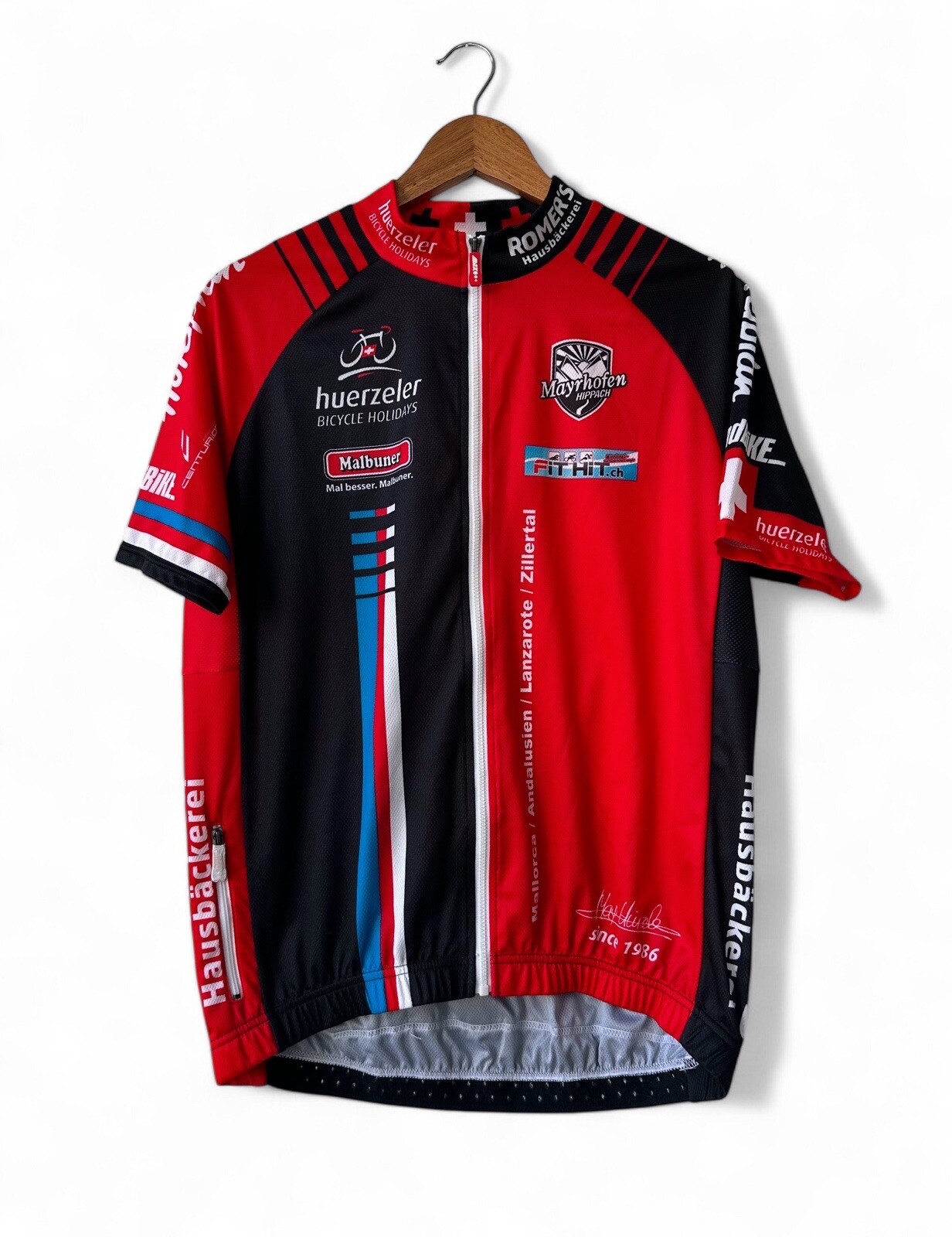 Cycling Pro Team Max Huerzeler Mens Jersey Shirt Size L