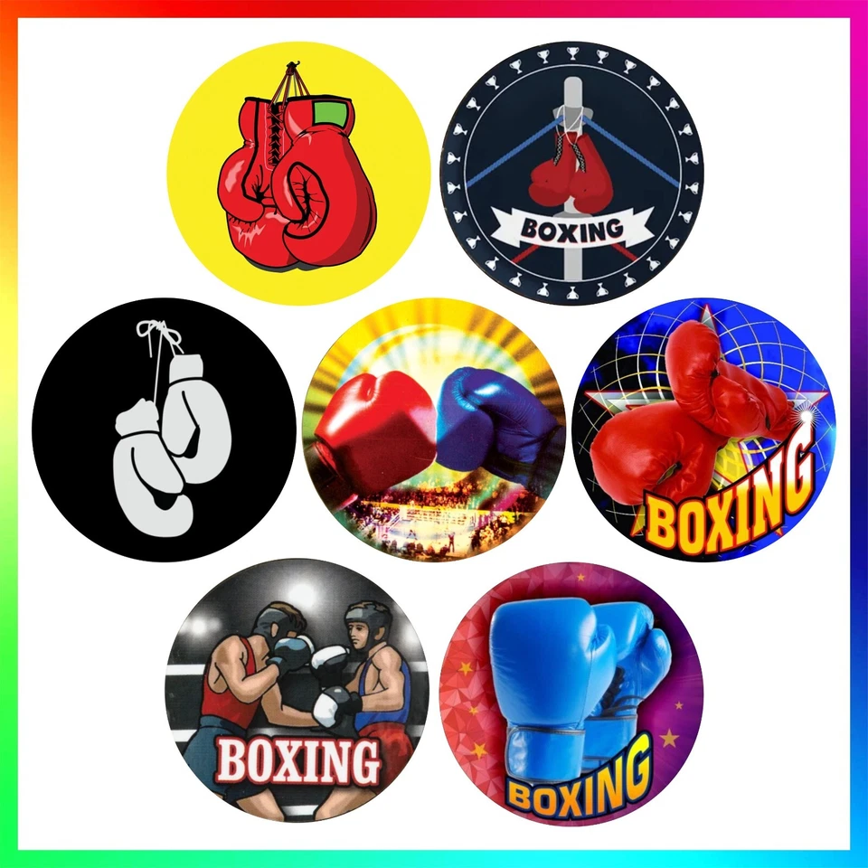 TROPHY PLANET BOXTROPHÄENZENTREN - 2,5 cm passt Trophäen & Medaillen, Sport Acryl Einsätze