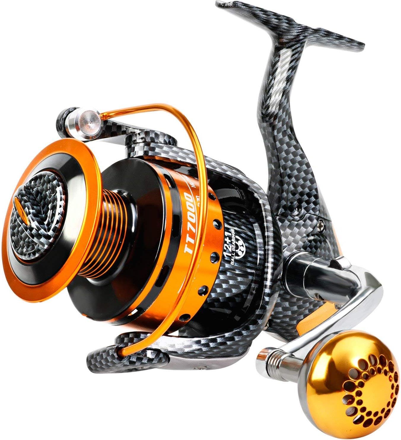 Carrete De Pesca Calidad Tt1000 Ligero Y Suave Para Agua Sal