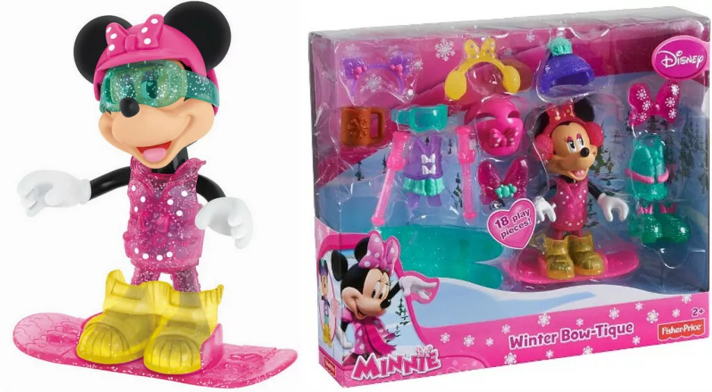 Fisher Price Disney Minnie Mouse Winter Bow tique NEW eBay