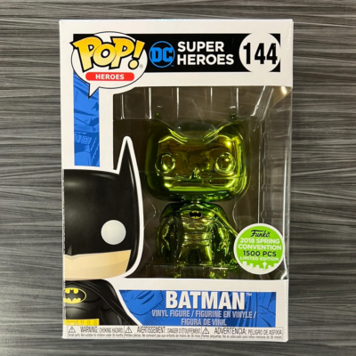 Funko POP! Heroes: Batman [Green] Chrome (2018 Spring Convention
