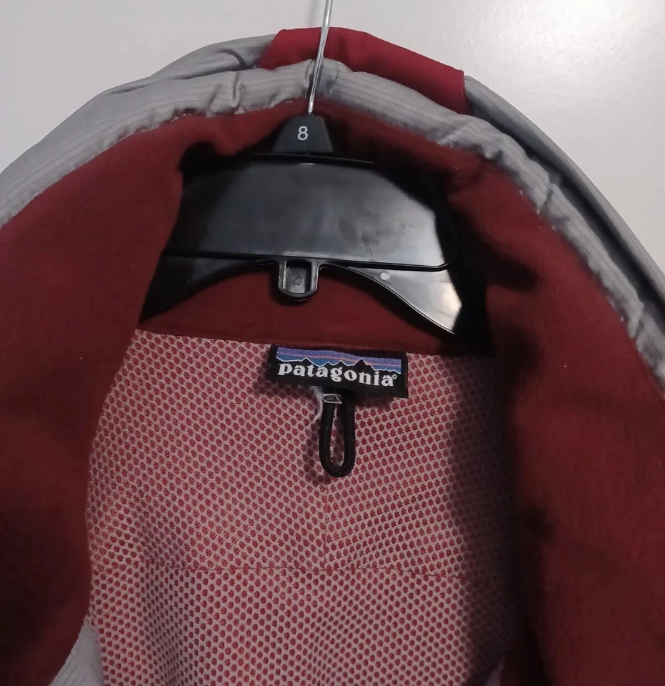 PATAGONIA SOFTSHELL Hooded Ski Light Smoke Flash Jacket READ DESCRIPTION - Image 4 of 4