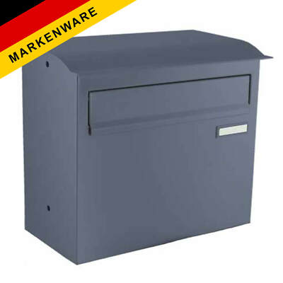 Briefkasten Edelstahl Zaunbriefkasten Halterung Schlagregenschutz 2 Schlüssel