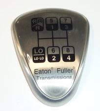 Fuller Transmission shift knob medallion 8LL Conventional "H" Pattern NEW OEM !!