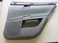 MERCEDES S-Klasse W221 ORIGINAL T&uuml;rverkleidung T&uuml;rpappe Hinten Rechts LEDER Grau