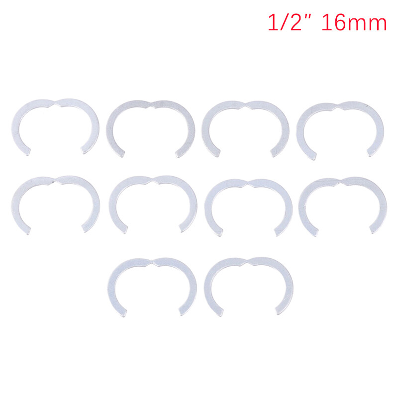 10pc Solar Stainless Steel Corrugated Pipe Segment Rings DN16 DN20 DN25 ...